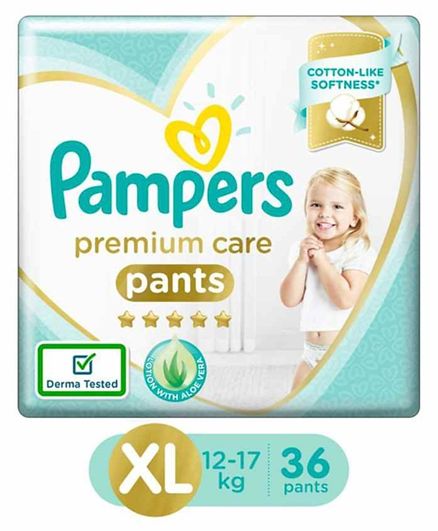 Pampers Premium Care Pant Style Diapers XL Size  36 pieces  Littleshop
